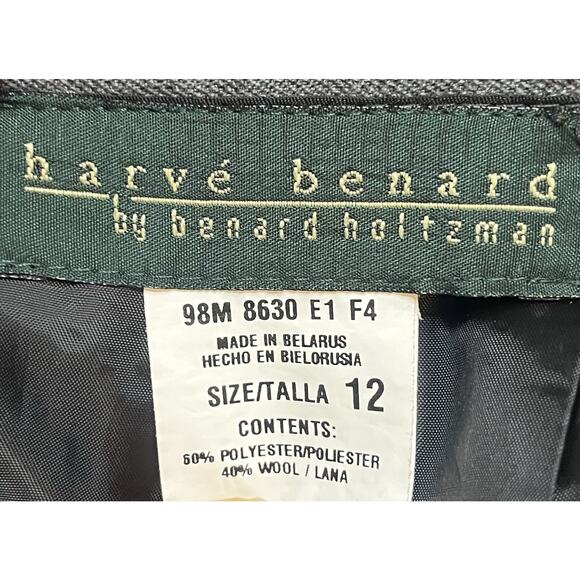Harve Bernard Women’s Wool Blend Gray Skirt Vintage Size 12 - Picture 4 of 4